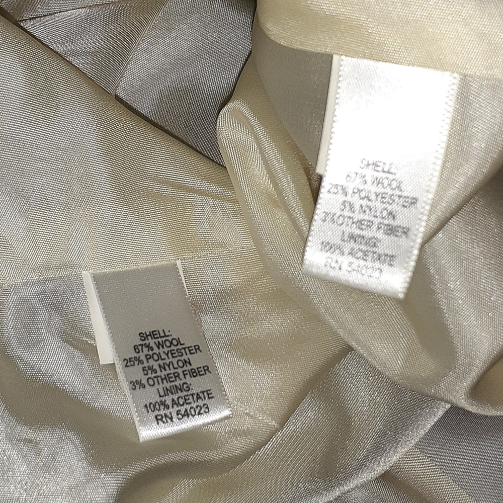 BANANA REPUBLIC 2 PIECE 67% WOOL SKIRT SET BUSINESS/DINNER/CHURCH WOMEN'S - Picture 8 of 16
